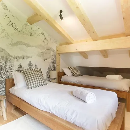 Bechar Le Magnifique- Garden - Sauna & Jacuzzi Chalet Les Houches